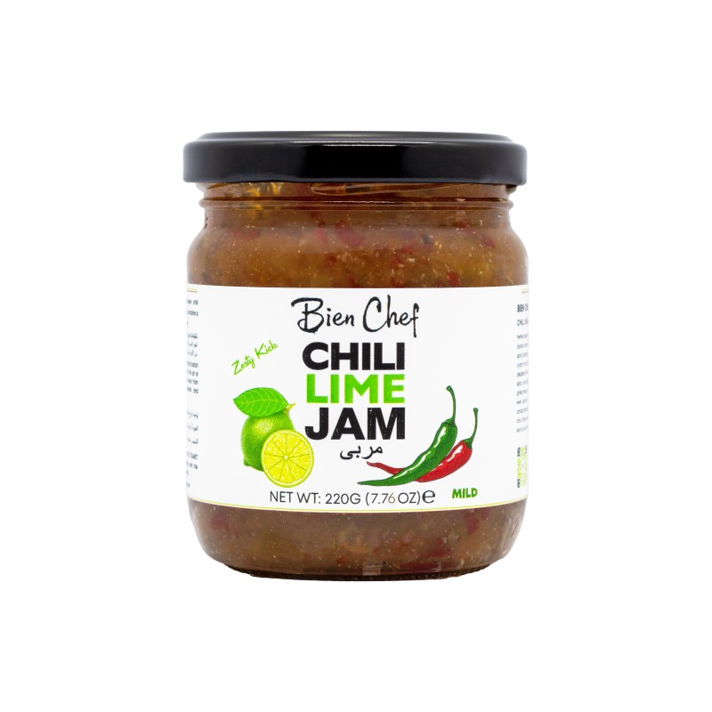 BIEN CHEF CHILI LIME JAM MILD 12/220G BIEN CHEF CHILI LIME JAM MILD 12/220G